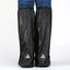 PVC Shoe Cover With High Barrel Elastic Band Waterproof and Thickened Sole Wear-resistant Rain Proof Shoe Cover