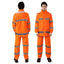 Whole Sale Factory Price Rain Suit Rainproof Raincoat Set With Pants Waterproof Custom Rain Coat With Reflection Tapes