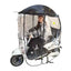 Full Covered Electric Bike Umbrella Outdoor Windproof Sunshade Cover Motorcycle Umbrella Motor Bike Canopy