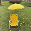 Portable Outdoor Foldable Luxury Beach Chair With Automatic Open Umbrella Baby Kids Friendly Light Weight Fabric for Camping