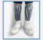 PE Disposable Durable Thickened Non Slip Long Boot Covers Waterproof Rain Boot Shoe Covers PVC Adult Plastic Unisex Midi 16g