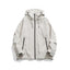 Outdoor Raincoat Windproof Shell Jacket Waterproof Zipper Gender-neutral Trendy Mountaineering Hooded Jacket