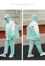 Children's Waterproof Rain Suit Set With Reflective Pants and Hidden Backpack Space Raincoat Custom Logo Decoration for Girls