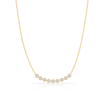 Diamond Arc Layering Necklace