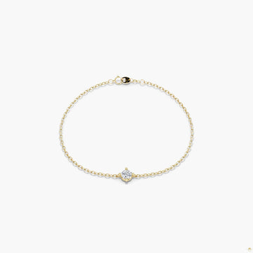 Petite Solitaire Round Bracelet