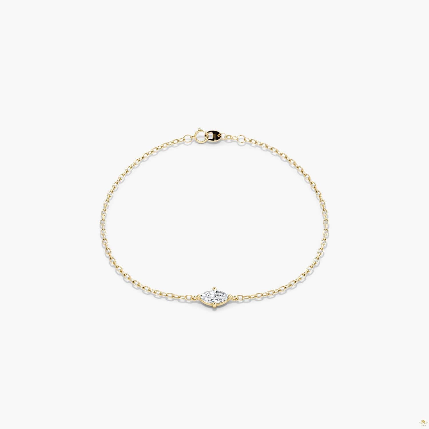 Petite Solitaire Marquise Bracelet