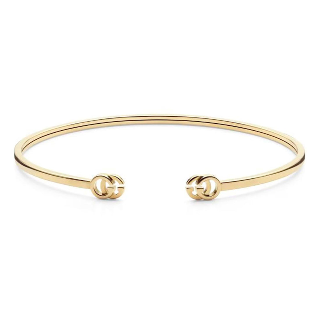 18ct Yellow Gold GG Running Bangle – 18cm