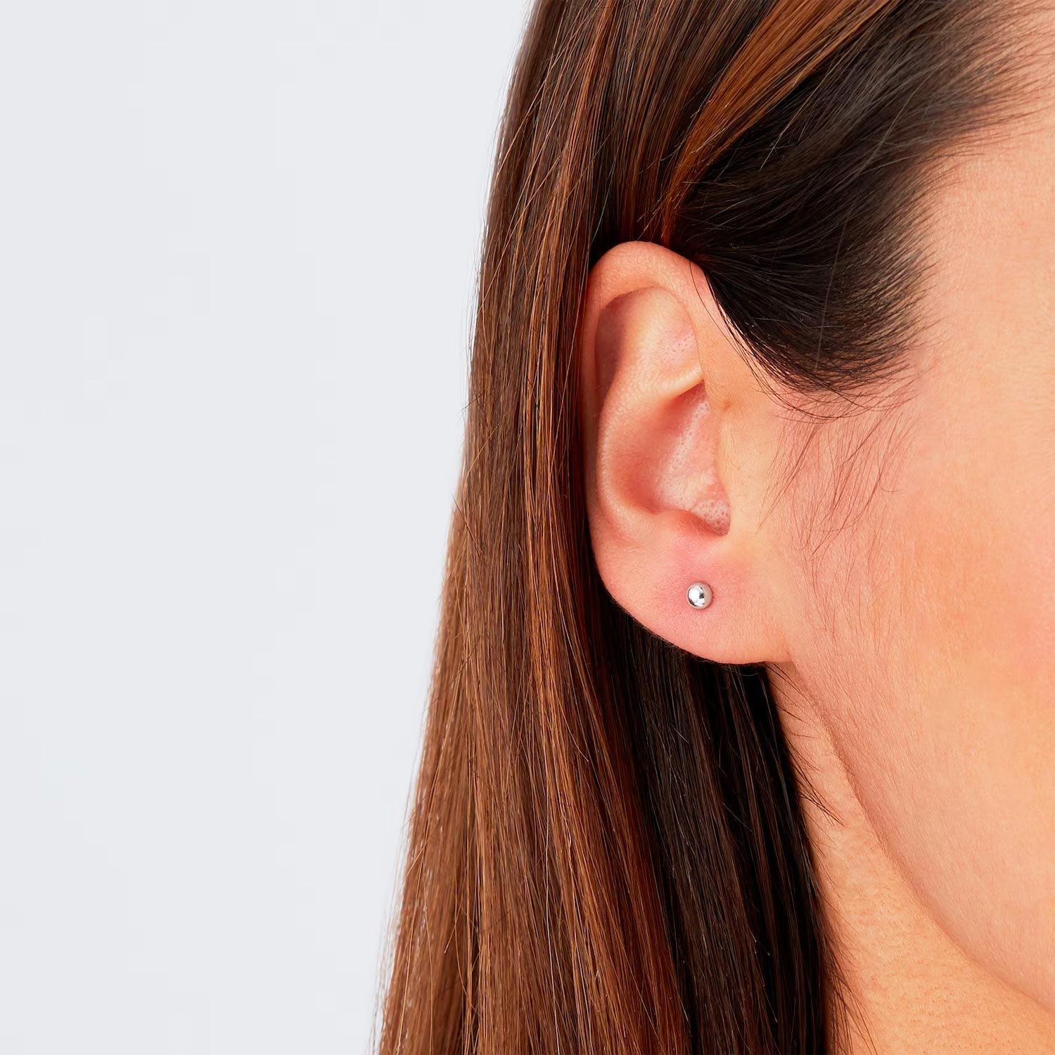 Sterling Silver 4mm Ball Stud Earrings