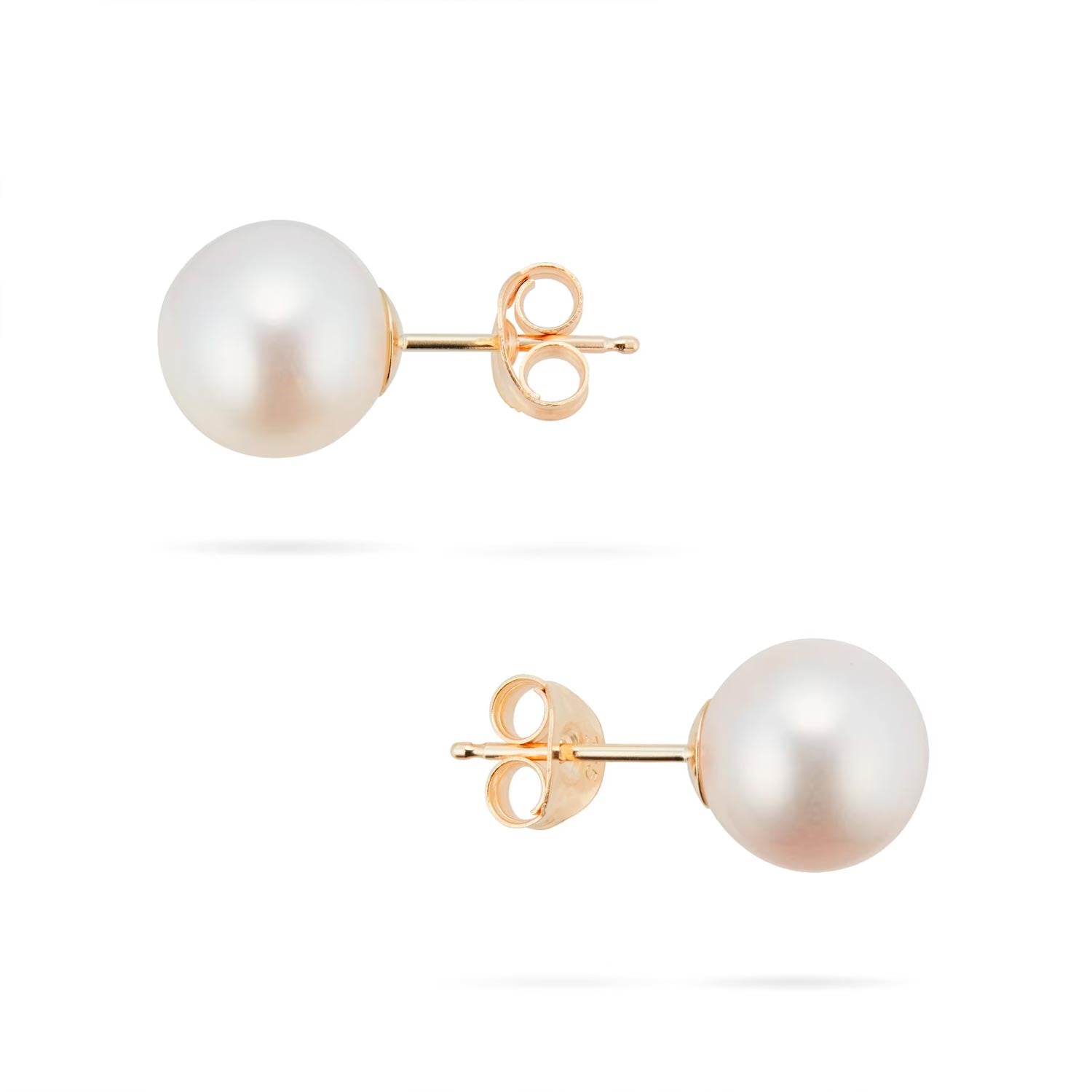 9ct Gold 8.0-8.5mm Freshwater Pearl Earrings
