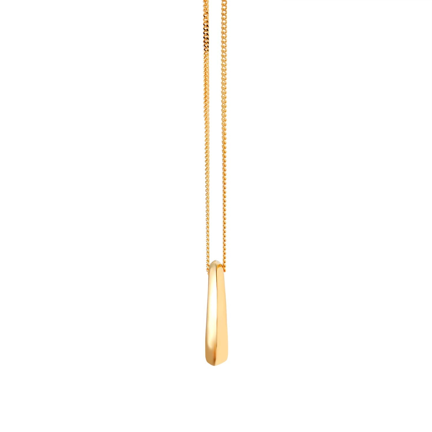 18ct Yellow Gold Open Heart Floating Pendant