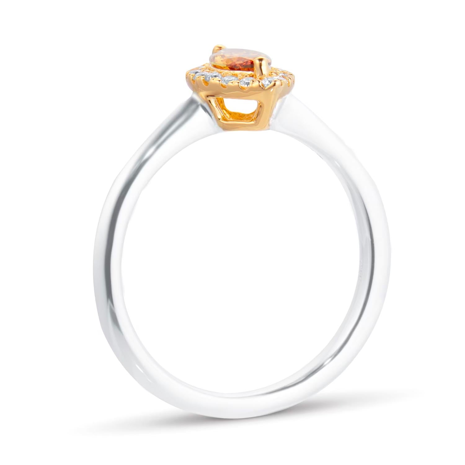 Platinum 0.32cttw Marquise Cut Diamond Ring