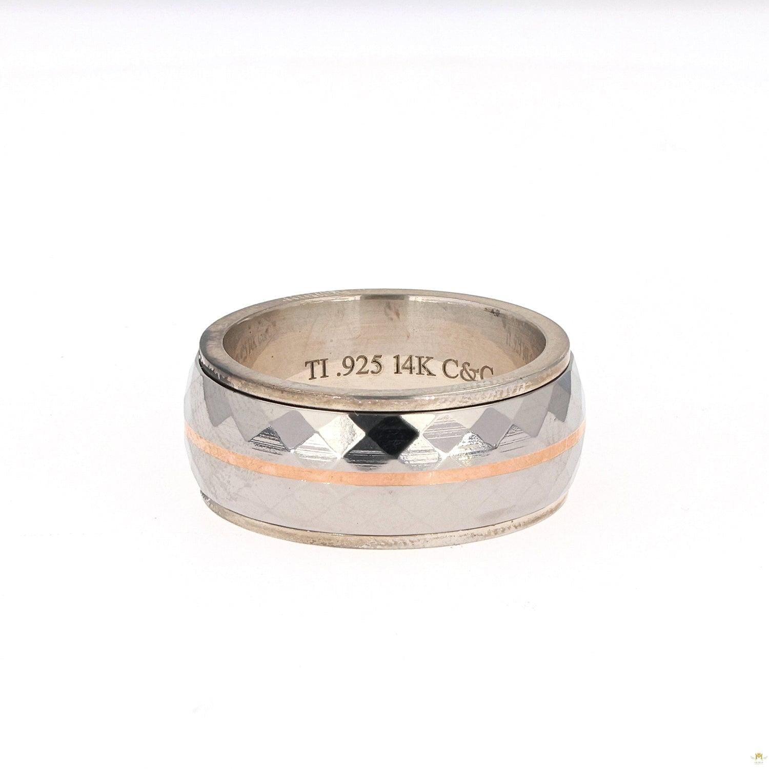 Band in Three-Tone Titanium