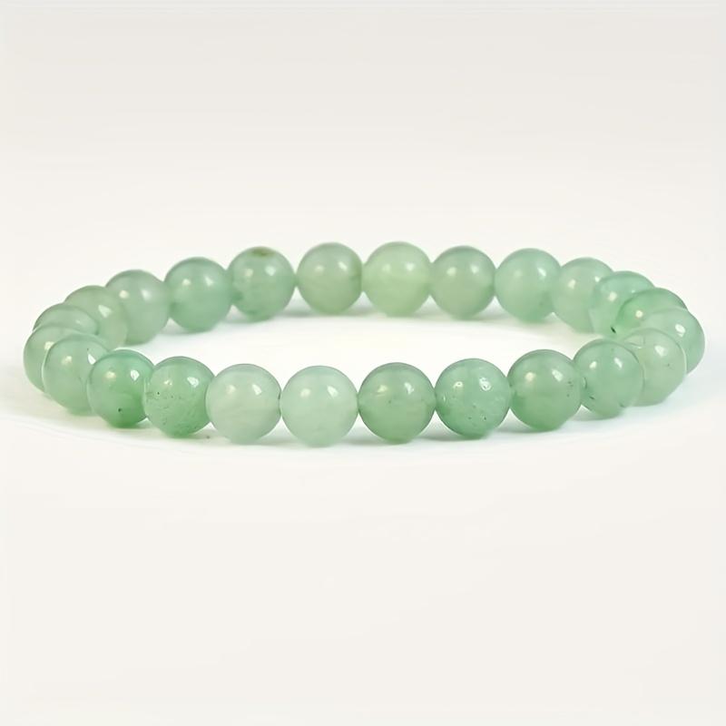 Stunning Green Aventurine Beaded Bracelet – Handcrafted bracelet, Natural Stone, Adjustable