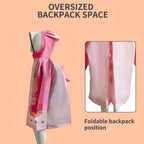 Cartooncustom Raincoat Rainproof EVA New Design Cute for School Camp Travel Rabbit Fashionable Heathy Waterproof Kids Durable