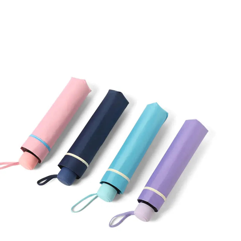 Wholesale Customizable Fabric Umbrella UV Protection Outdoor Rain Beach Features Sunny Rainy Scenes Logo Printing Promotional Secondary image