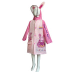 Cartooncustom Raincoat Rainproof EVA New Design Cute for School Camp Travel Rabbit Fashionable Heathy Waterproof Kids Durable