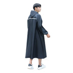 Factory-Produced Long Full Body EVA Poncho Waterproof Disposable Bicycle Riding Raincoat Men Women Double Brim Raincoat Suit
