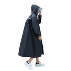 Factory-Produced Long Full Body EVA Poncho Waterproof Disposable Bicycle Riding Raincoat Men Women Double Brim Raincoat Suit