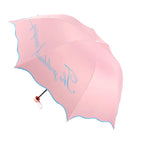 Wholesale Customizable Fabric Umbrella UV Protection Outdoor Rain Beach Features Sunny Rainy Scenes Logo Printing Promotional