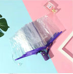 Celebrities' Choice Automatic Folded Bubble Canopy Clear Umbrella for Children Pongee Fabric Sunshade for Travel