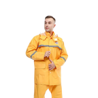 Wholesale PVC Reflective Rain Jacket Breathable Waterproof Clothes