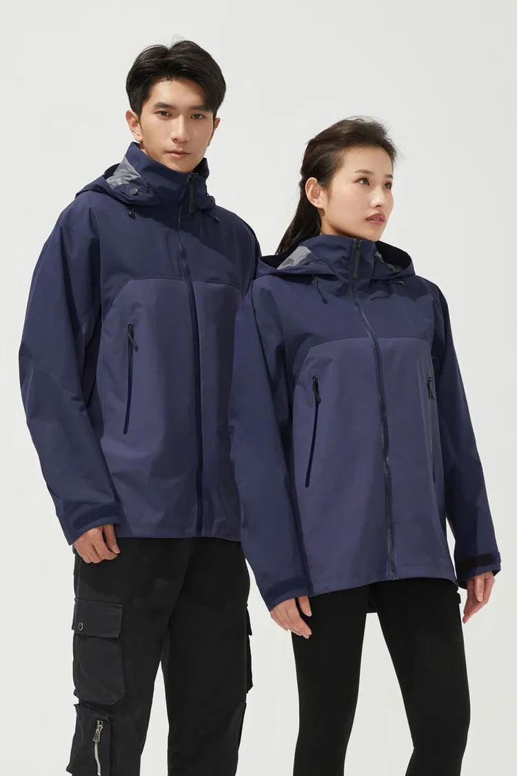 Men's Lightweight Waterproof Softshell Jacket for Outdoor Hiking Windbreaker Poncho Style Single-Person Rainwear Adults Travel