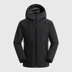 Men's Softshell Jacket With Hood Fleece Lined Windbreaker Lightweight Waterproof Jackets for Hiking