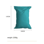 Custom Large Lightweight Outdoor Furniture Modern Waterproof Bean Bag Beach Lounger for Garden Patio Hotel Park Use