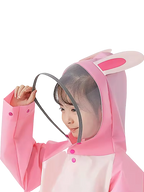 High Quality Eva Children's  Cartoon Waterproof Raincoat  Poncho Student Rainwear Outdoor Schoolbag for Kids Girls Wholesale