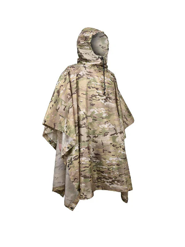 Hot Sale Custom PVC PU Adult Fashion Rain Poncho Waterproof Rain Gear Coat Boys Girls Windproof Free Size Camping Rainy