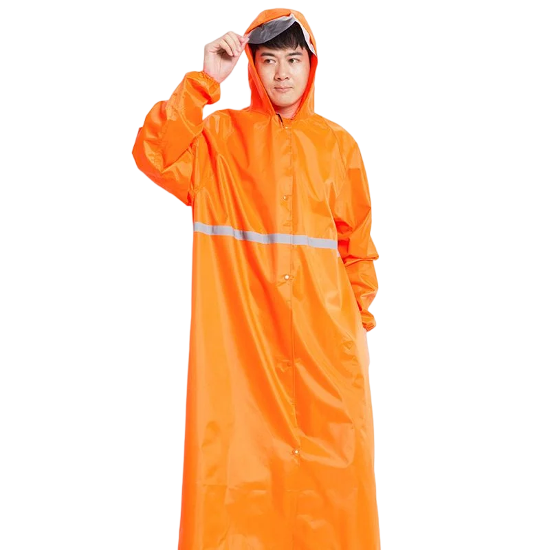Long PVC Raincoat Custom Design Emergency Poncho Waterproof Suit for Men Main image