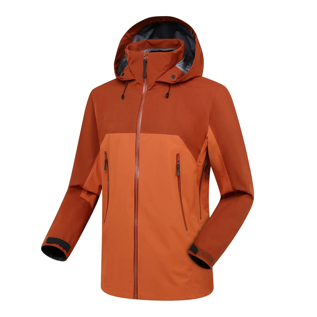 3-in-1Jacket Laminated Spring Autumn Outdoor Work Clothes Windproof Waterproof Fishing Gear for Mean  Women Rain Jacket