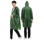 High Quality PVC Long Plastic Raincoat Waterproof Reusable Poncho Adults Modern Style Rainwear Motorcycle Travel Outdoor Tours