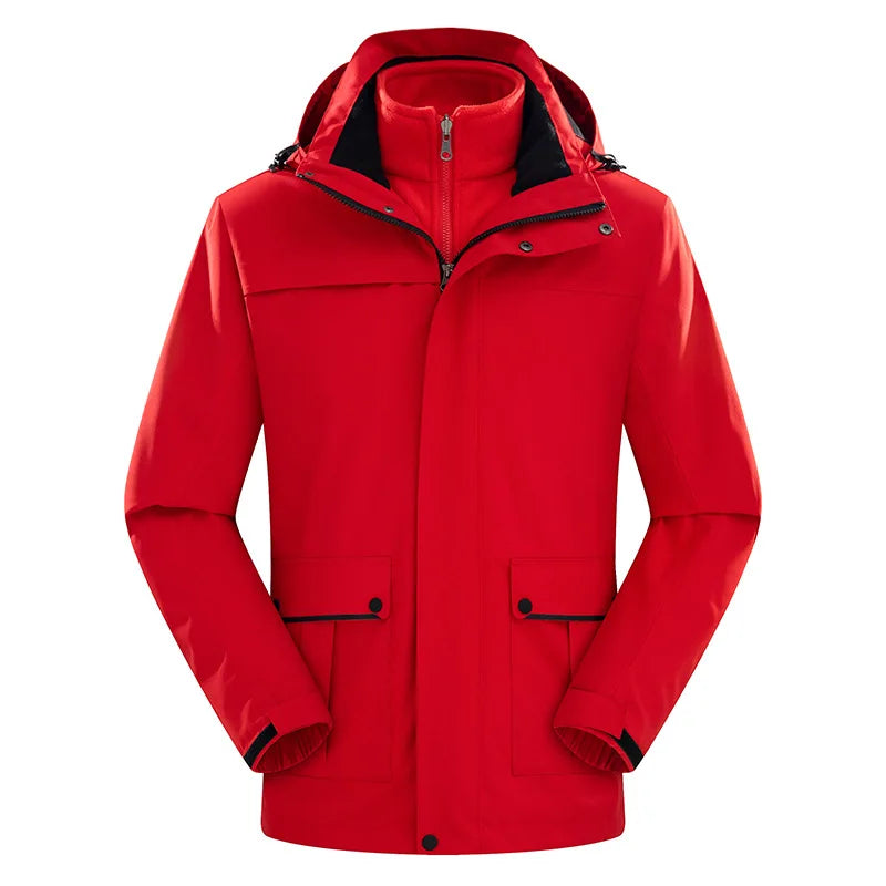 Women's and Men's Winter Fleece Jackets Hooded Warm Coats Sport Outdoor Fleece Jacket Coats