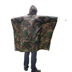 Fashion Waterproof  Full-Printed Three-in-One Variable Canopy Adults Travel Hiking Single-Person Rainwear Custom  Logo Raincoat