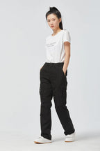 Outdoor Sports Autumn Winter Fleece Pants Two-piece Set Detachable Men's Women's Hiking Warm Assault Rainproof Windproof Pants