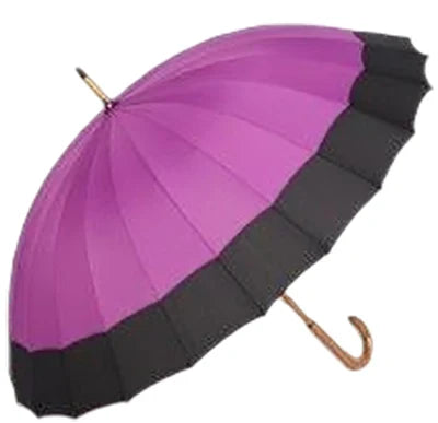 Japanese Products Outdoor  Umbrella 24 Ribs Windproof Creative Parasols Red