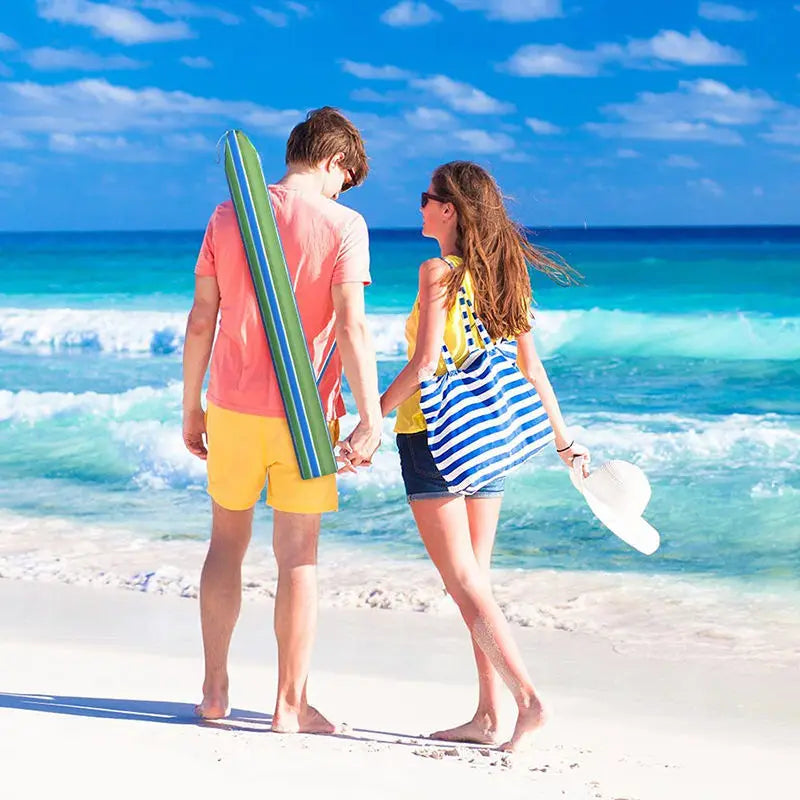 Beach Umbrella Bohemian Style Manual Control Sunshade Featuring UV Customizable Pongee Fabric Adults Straight Manual Store Rain