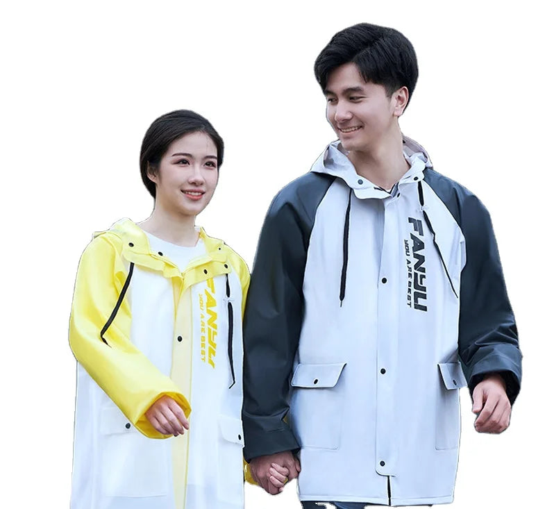 Raincoat and Rainpants Suit Unisex Jacket Hiking Takeaway Rider Rainstorm Prevention Motorcycle Tiktok Main image