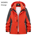Women and Men Three-in-One Winter Ski Suit Waterproof Breathable Outdoor Work Clothes Two-Piece Set With Warm Jackets Raincoat