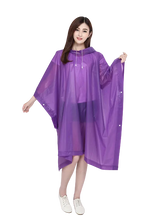 Custom Logo Adult EVA Outdoor Waterproof Raincoat Hooded Poncho Rainwear Travel Reusable Windproof Jacket Bicycle Riding Girls