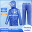Raincoat and Rain Pants Suit, Pvc Transparent Material, Rainstorm Proof, Riding and Taking Away Duty