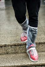 High Top PVC Rain-proof Waterproof Shoes Essential Rain Gear Protective Rain Boot Shoe Cover for Wet Environments