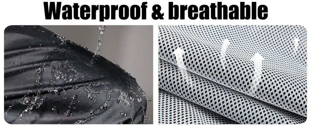 Men's & Women's All-Sport Outdoor Rain Suit PVC Polyester XXXL Waterproof Breathable Anti-storm Jacket Trouser Windproof Travel