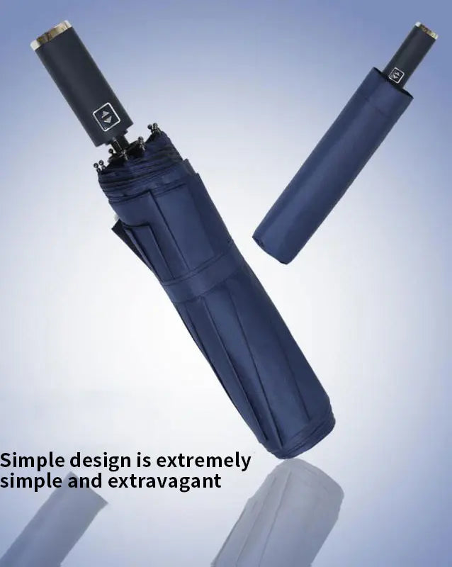 Manual Open Auto 10 Ribs Folding Black UV Coating Umbrella Outdoor Summer Rain Protection Custom Logo Paraplui Payung Sombrillas