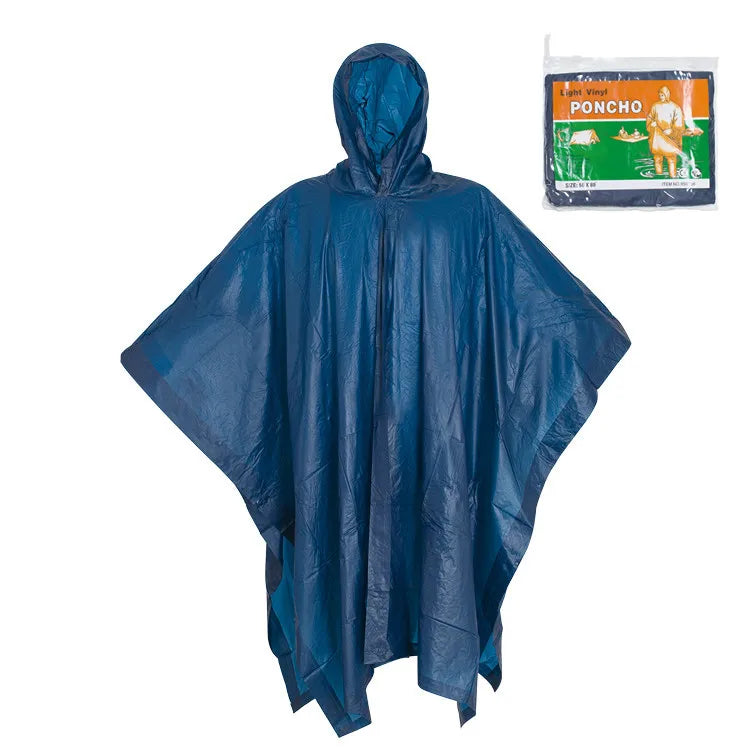 Factory Price Waterproof Windproof Raincoat One Rain Poncho Cape Outdoor Activities Motorcycle Non-Disposable Girls' Specific