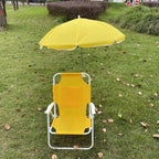 Portable Outdoor Foldable Luxury Beach Chair With Automatic Open Umbrella Baby Kids Friendly Light Weight Fabric for Camping