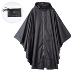 Hot Sale Fashionable Adult Rain Poncho Custom Waterproof Windproof Pongee Raincoat Reflective Hood One Fits Boys Girls Work