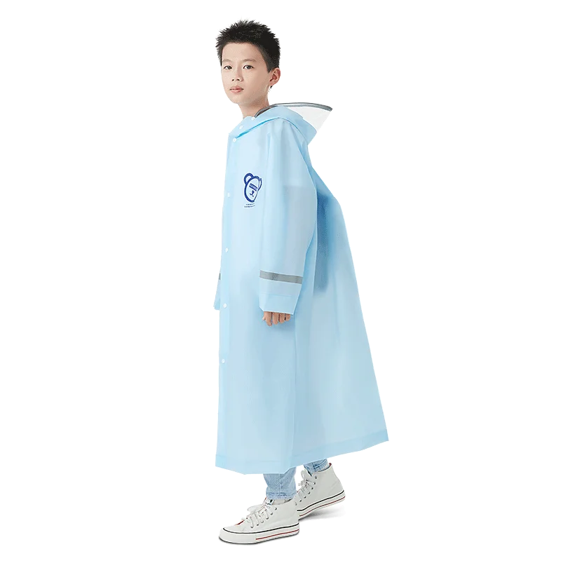 Factory  High Quality Thickened EVA Waterproof Kids Poncho Cartoon Rain Coat for School Children Main image