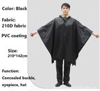 Multi Functional Three in One Hooded Cape, Rain Cape, Canopy Backpack, Mountain Climbing, Outdoor